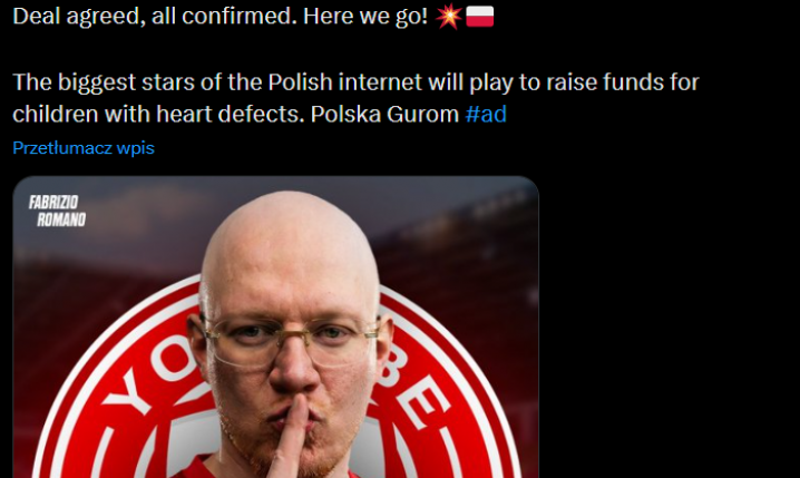 HIT! Fabrizio Romano ogłasza HERE WE GO Dżinolda xD